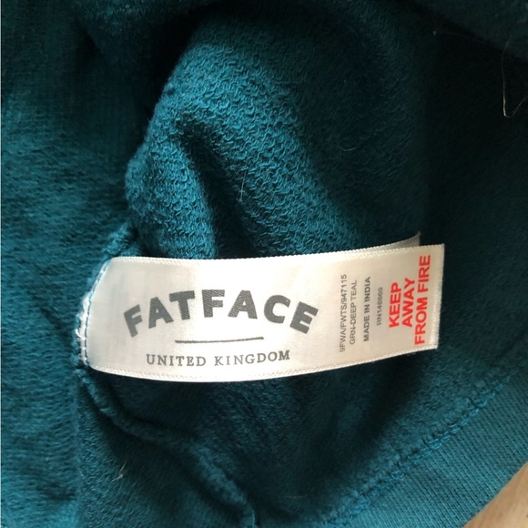 Fat Face Emerald Cotton Long Sleeve Dress Size L - Picture 10 of 12